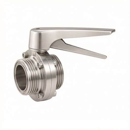 Sanitary Threaded Butterfly Valve
