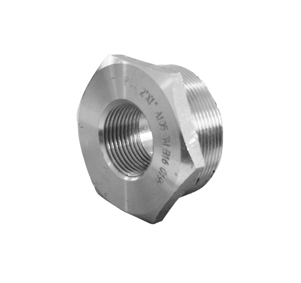 Hexagonal inner and outer thread