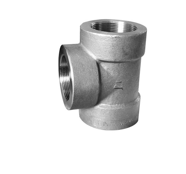 Threaded three-way