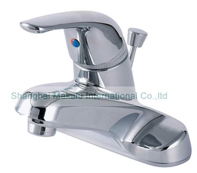 Single handle centre set bathroom faucet