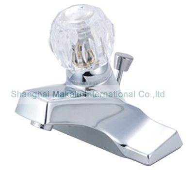 Single handle centre set bathroom faucet